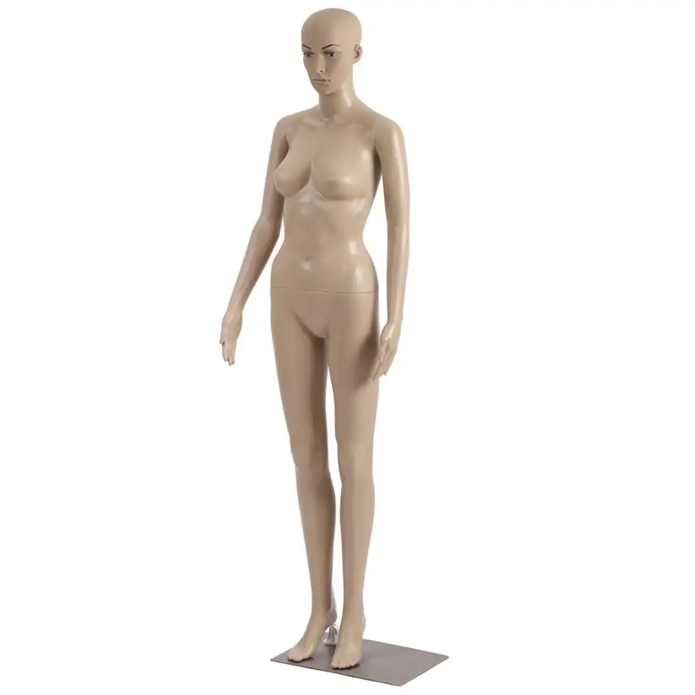 

Female Dress Form Realistic Mannequin, 69", Beige