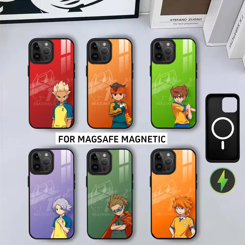 

Football I-Inazuma Eleven 11 Cool guys Phone Case For iPhone17,16,15,14,13,12,11 Plus,Magnetic with Magsafe Wireless Charging