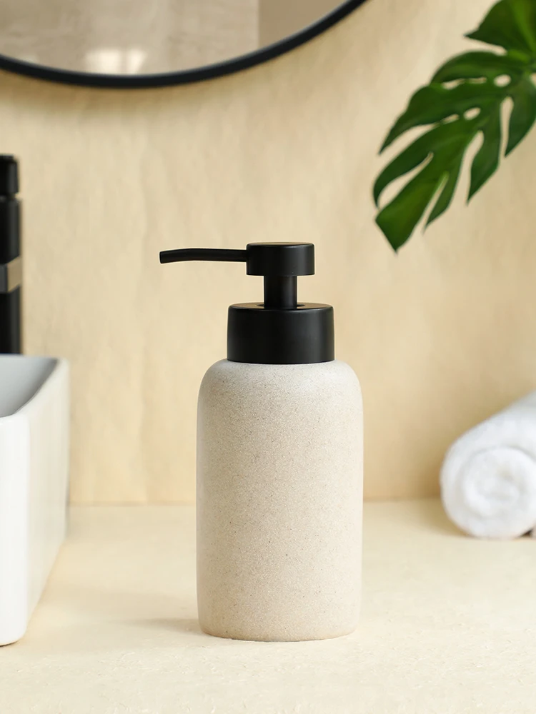 Foaming Bathroom Countertop Soap Dispensers Foaming Pump Bottles Refillable Foam Liquid Hand soap bottle for Bathroom Vanities