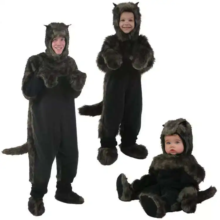 

COS Children's TOTO Dog Costume Green Forest Fairy Tale Stage Performance Costume Big Bad Wolf Costume Parent-Child Outfit Toto