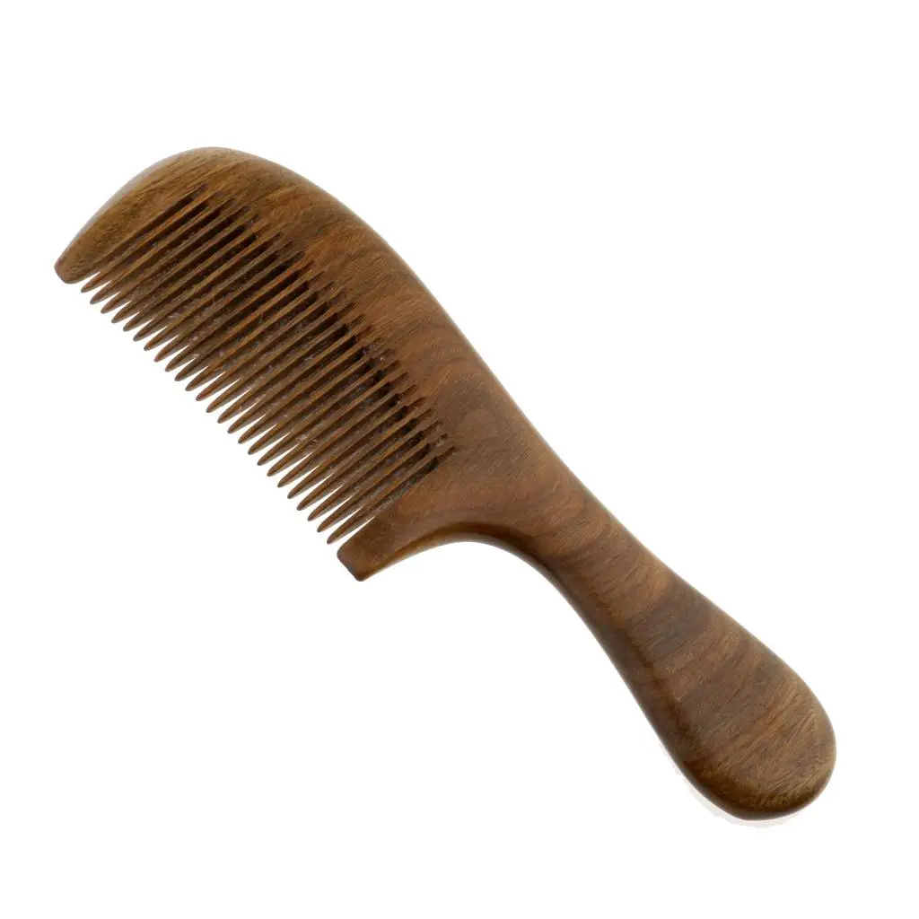 Sandalwood Handmade Wood Hair Care Massage Comb Fine/Close Anti-Static