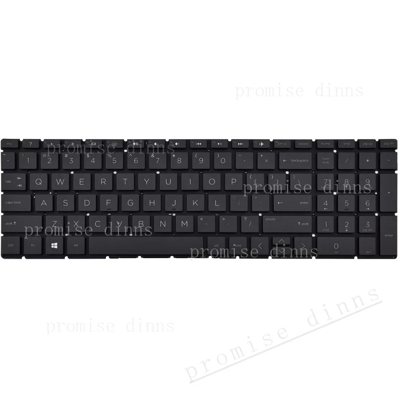 M  New for HP Pavilion 15-CS 15-CR 15-CW 15-DS 15-DR 15-CN 15-CP Black Backlit Keyboard