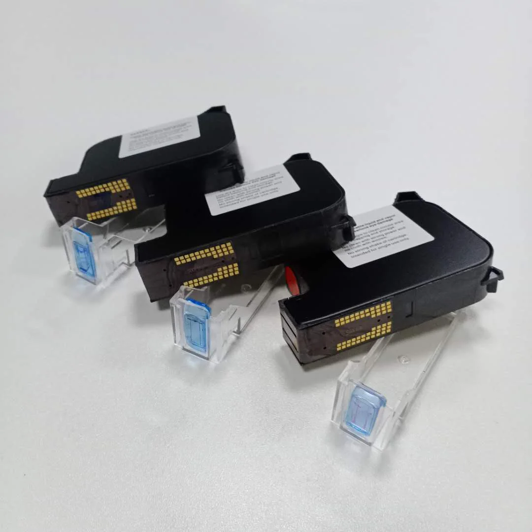 2580/2590 Ink Cartridges TIJ 2.5 12.7mm Handheld Inkjet Printer Ink Cartridge Fast Dry Ink Quick-drying Solvent Ink Cartridge