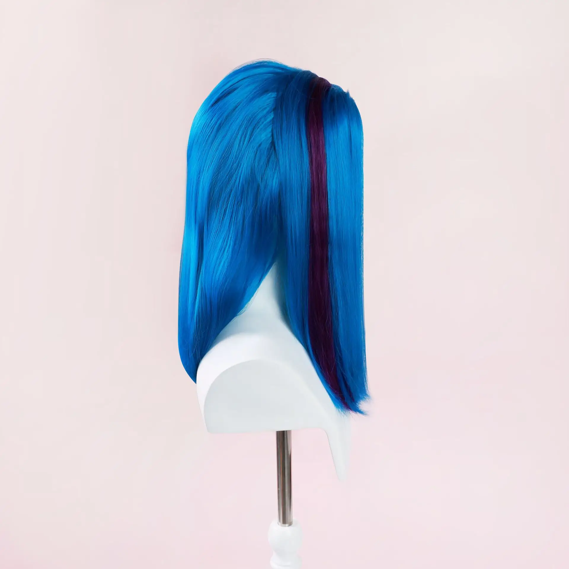 Arcane League of Legends Jinx – perruque bleue cheveux longs pour hommes et femmes, accessoire de fête de mascarade d'halloween, accessoires de Cosplay