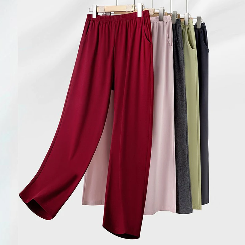 

2026 весна осень плюс размер хлопковые штаны для сна пижамы длинные брюки для женщин свободные штаны одежда для сна домашняя одежда мужская домашняя одежда