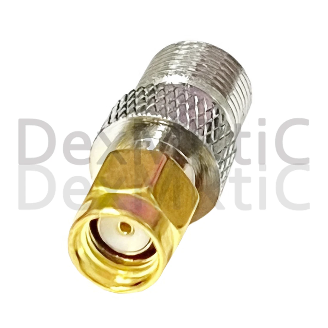 

1pc F Female Jack to RP-SMA Male Plug RF Coax Adapter Modem Convertor Straight Nickelplated NEW Wholesale