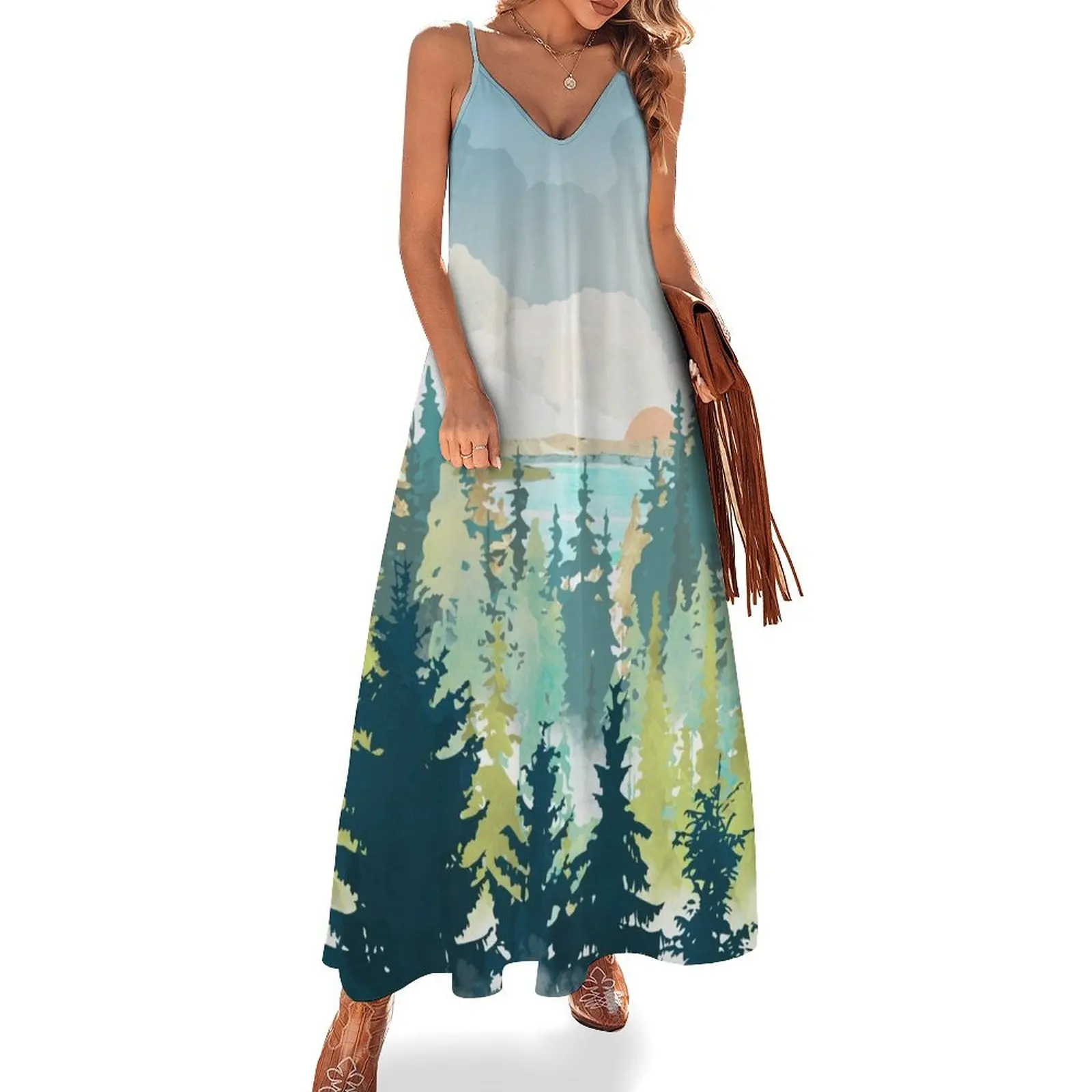 

Summer View Sleeveless Dress sexy dress Summer skirt luxury women's party dress evening prom Woman's evening