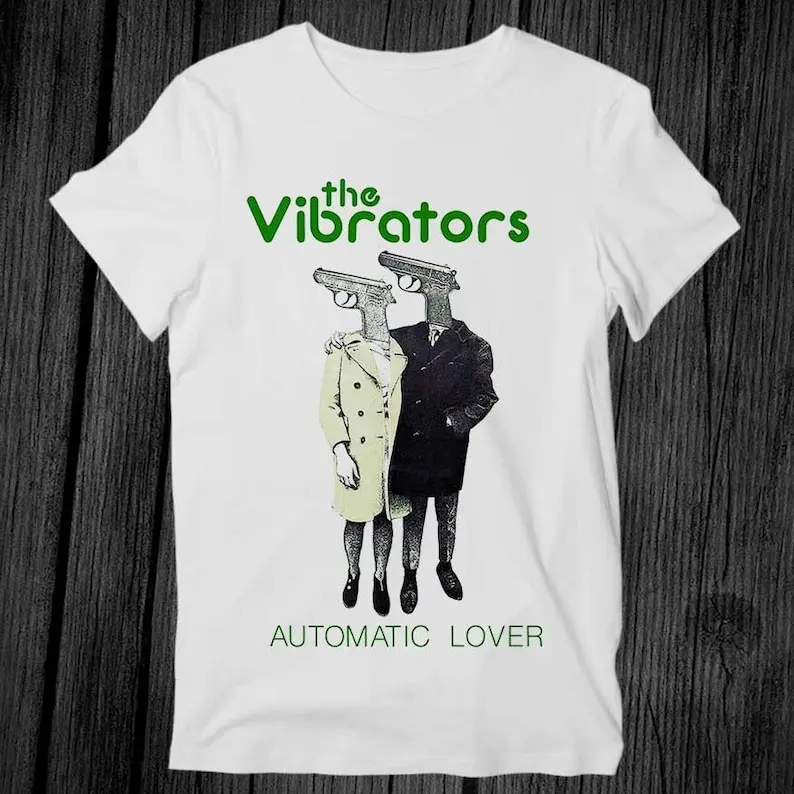 Automatic Lovers The Vibrators T Shirt Unisex Adult Mens Womens Gift Cool Music Fashion Top Vintage Retro Tee G244