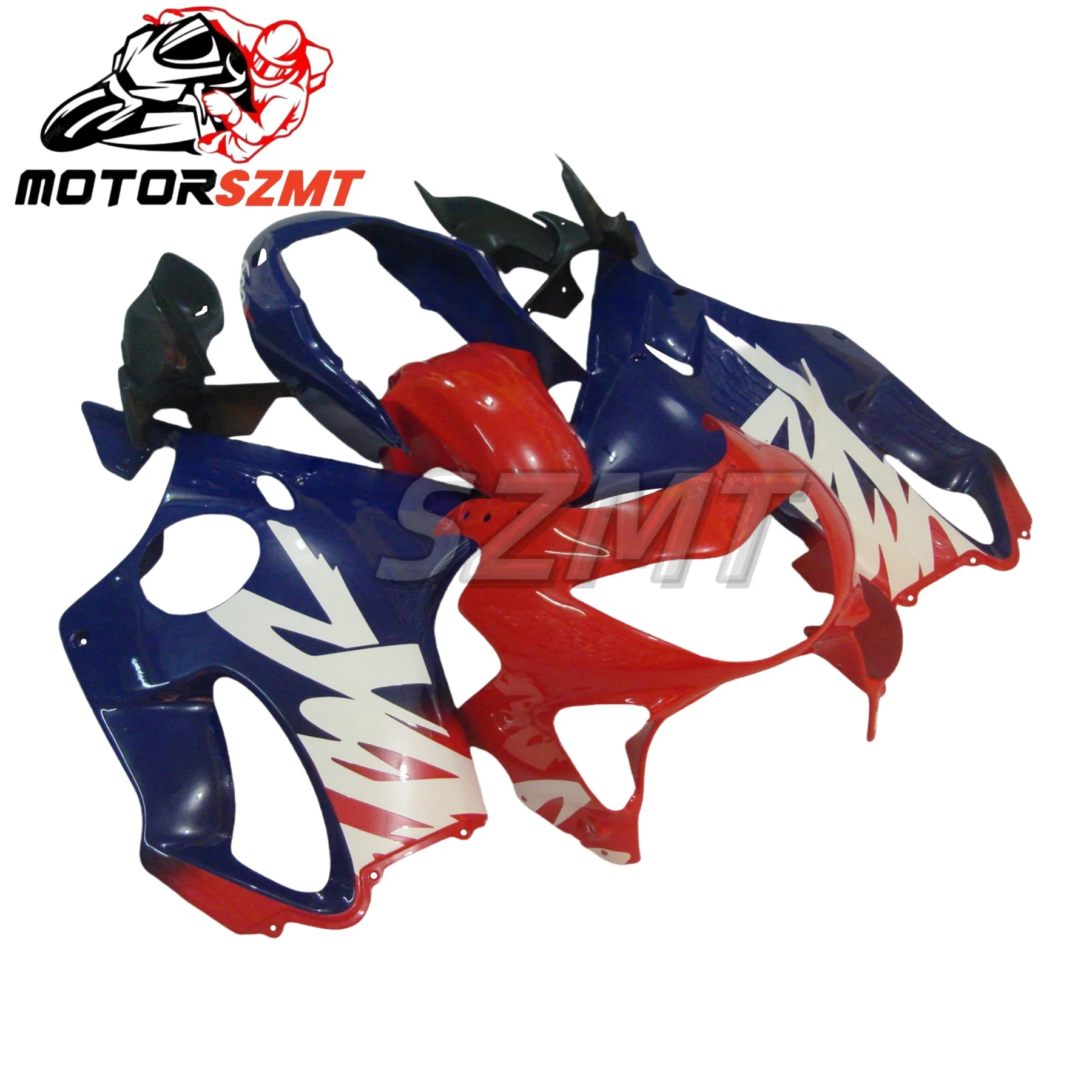 

High-Quality Motorcycle Fairings Kit For HONDA CBR600F4 1999 2000 Injection ABS Bodywork Set in Red Blue