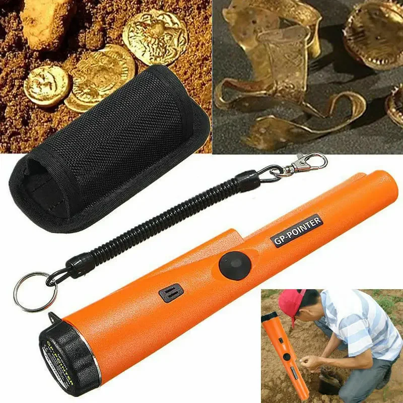 Waterproof Positioning Rod Detecting With Bracelet LED Light Handheld Metal Detector GP-pointer Pinpointing For Treasure Search