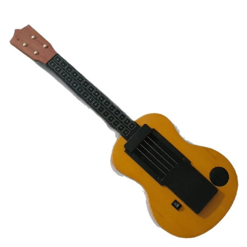 Electronic Ukulele M300 Digital Classroom Instrument Electronic Six Strings, Digital Guitar Stringless Ukulele