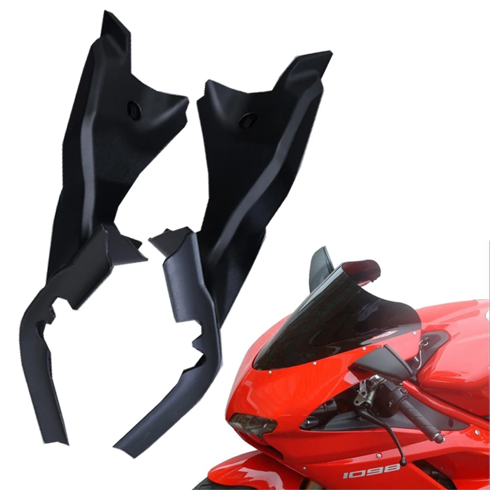 

Передняя обтекатель мотоцикла, верхняя ОЗУ, воздухозаборная крышка, коронка для Ducati 1098 S R 848 EVO 2008 09 2010 2011 2012 1198, боковая панель приборной панели