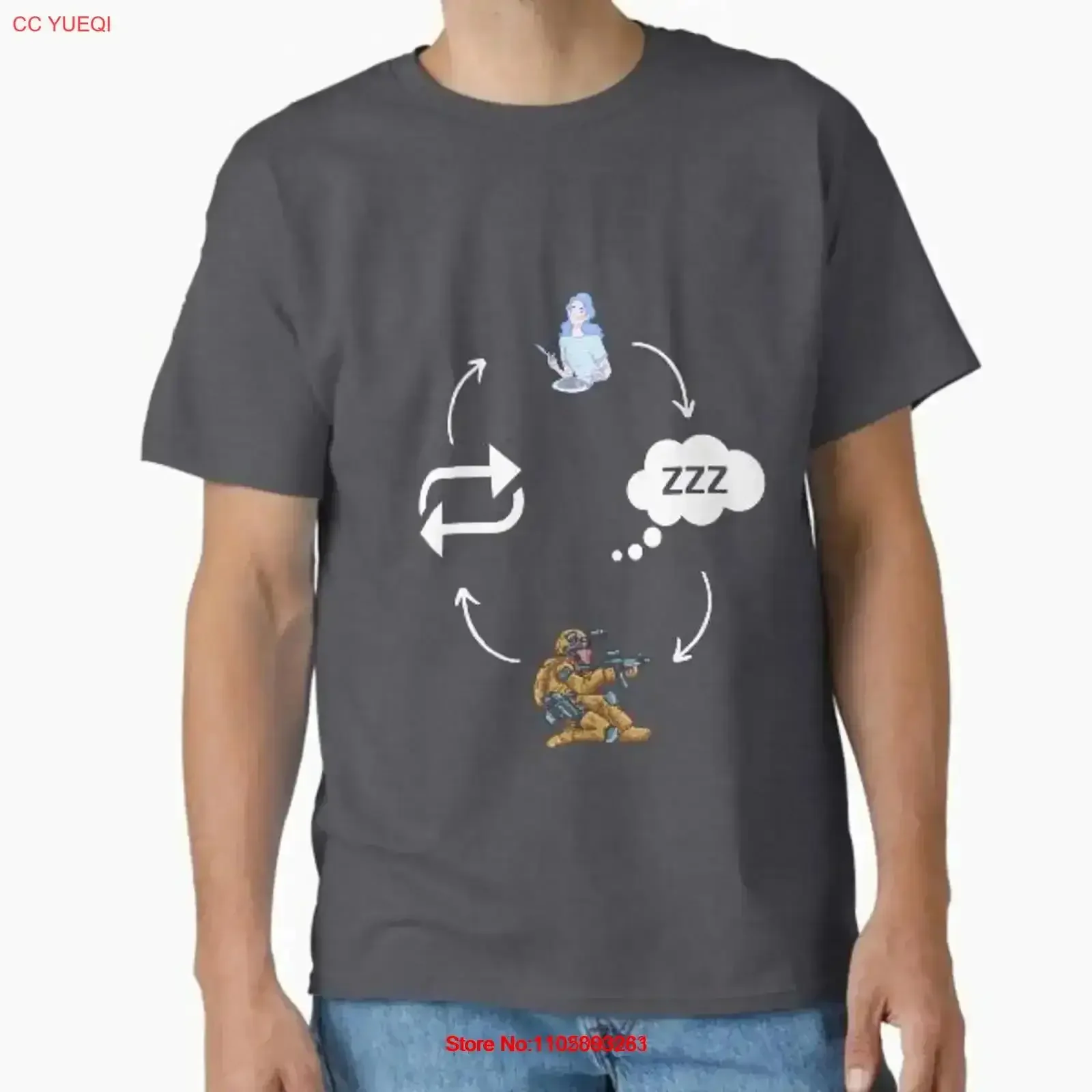 

Классическая футболка Eat Sleep Dominate, сделанная в США, AUS S 2XL, винтажная стильная дышащая уличная одежда, универсальная винтажная одежда