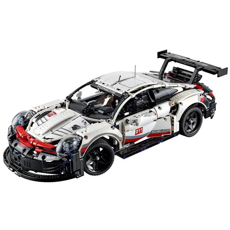 City technological 911 Compete Speed Race Car RC Building Block Famous Supercar Drift Racing Brick Boy Festival Toys Gifts