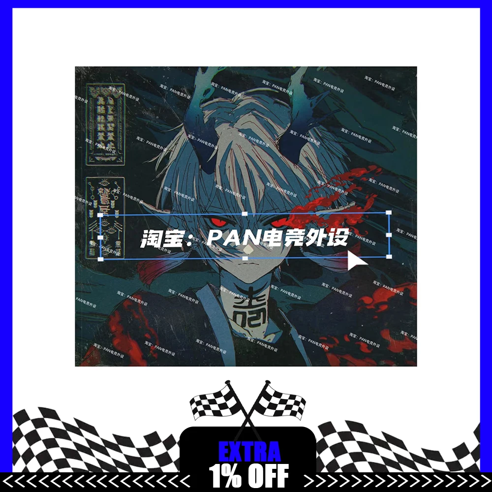 PAN Esports Glass Mousepad Smooth and Speed Mouse Pad FPS Coating Full Coverage Primer For TTK APEX CSGO PC Accessories Gifts