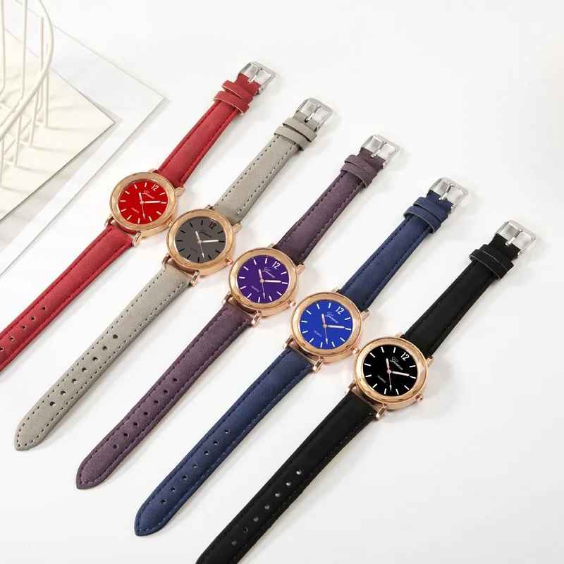 New Ladies Casual Watch Fashion Women Watches Analog Quartz Leather Wristwatches Female Clock Gifts Reloj Mujer Montre Femme