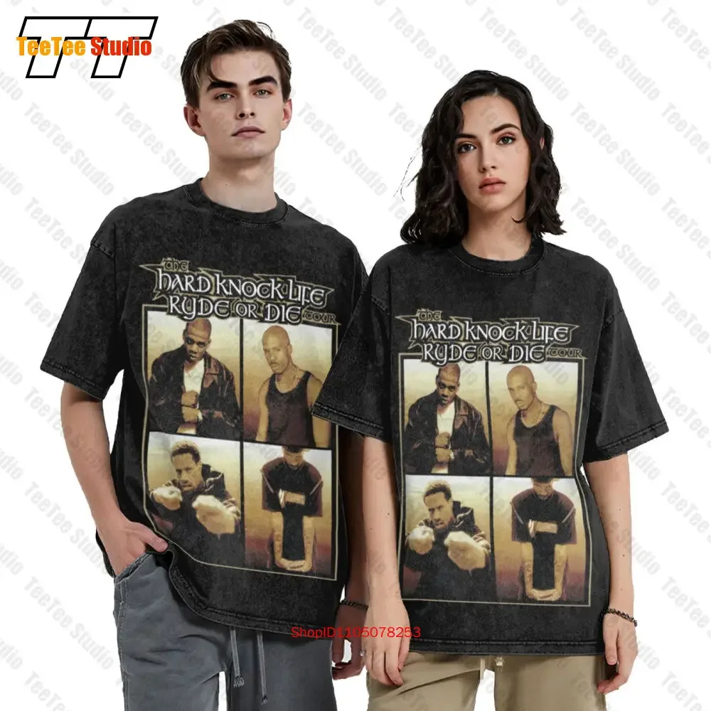 The Hard Knock Life Ryde Or Die Tour Jay Z Dmx Vintage Oversized T-Shirt 5VRG