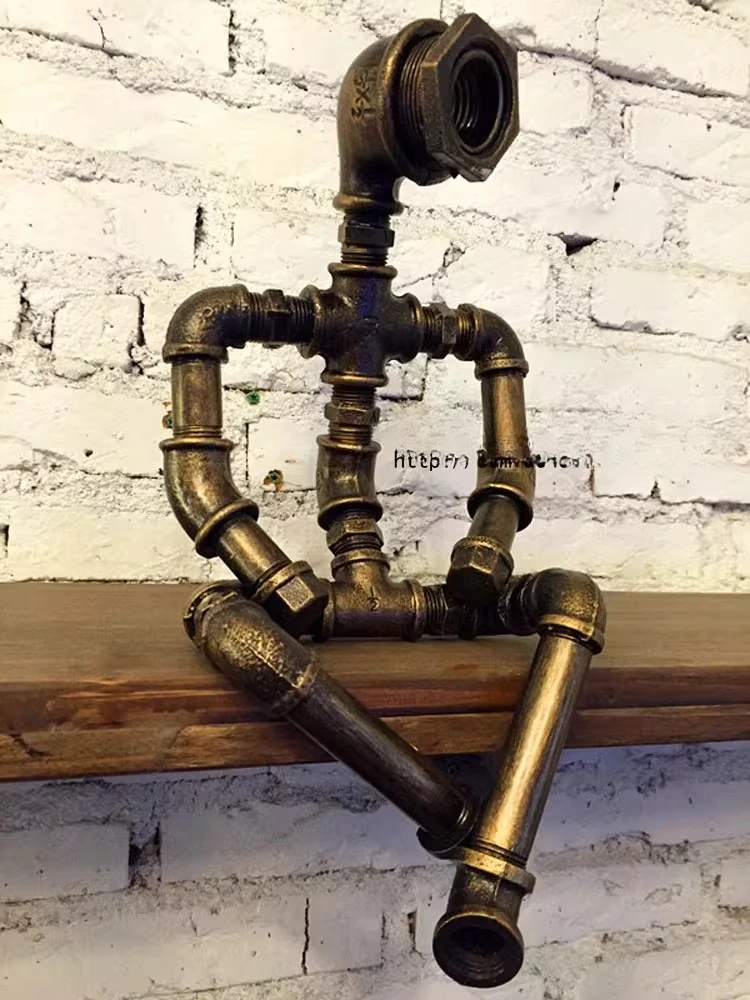 Luminous body produces 37 loft industrial robot water pipe decoration ideas