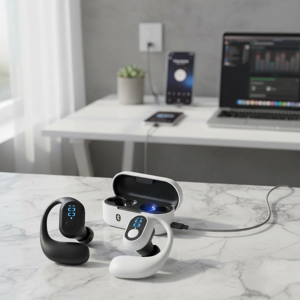 Bluetooth 5.3 Headphone TWS Wireless Ear Hook Earphone HiFi Stereo Noise Reduction Headset Waterproof Earbud for Huawi Xiami