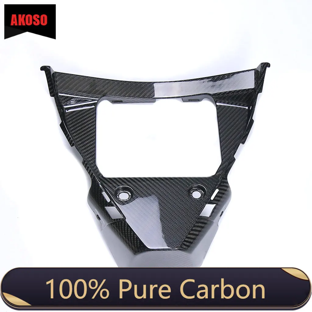 100% Dry Carbon Fiber Motorcycle Radiator Protector Fairing V Panel V-Panel Radiator Guard for Yamaha R1 R1M 2015 2016 2017 2019