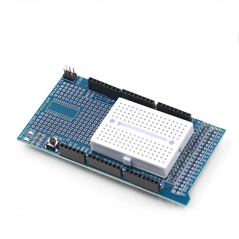 

MEGA 2560 R3 Proto Prototype Shield V3.0 Expansion Development Board + Mini PCB Breadboard 170 Tie Points for arduino DIY