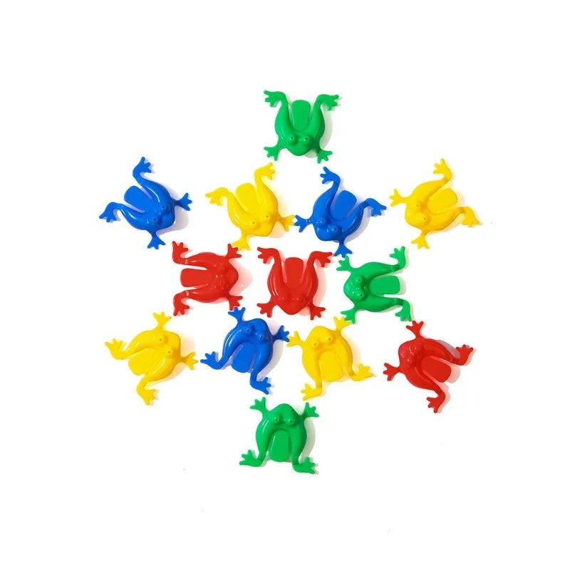 10/20Pcs Jumping Frog Bounce Fidget Toys For Kids Novelty Assorted Stress Reliever Toys For Children Birthday Gift Party Favor