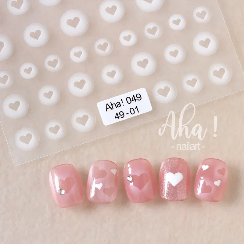 1sheet 3D Sweet Cherry Fruit Nail Art Stickers Summer Peach/Lemon/Star/Moon Nail Decals 8*10cm Adhesive Red Cherry Nail Decor