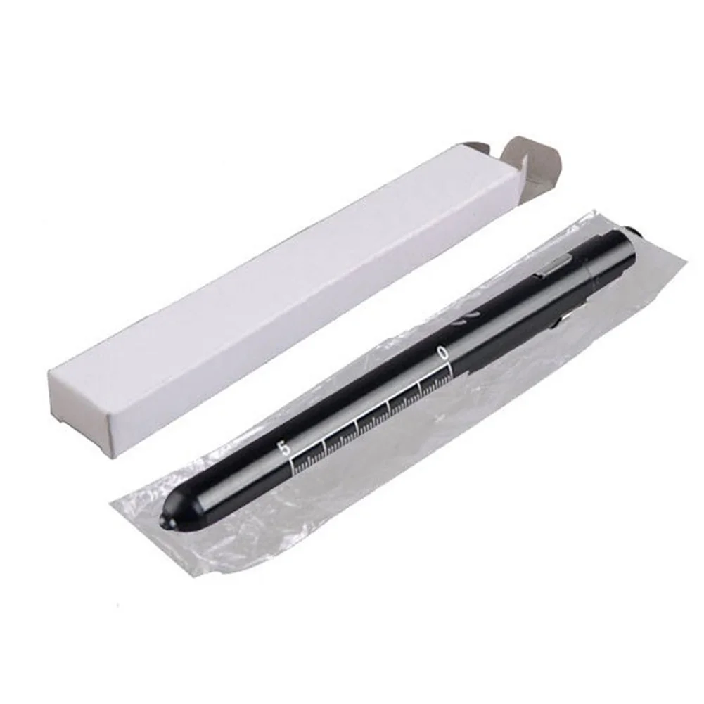 Flashlight Aluminum Alloy Scale Pen Light Pupil Oral Examination Pen Light Nurse Lamp