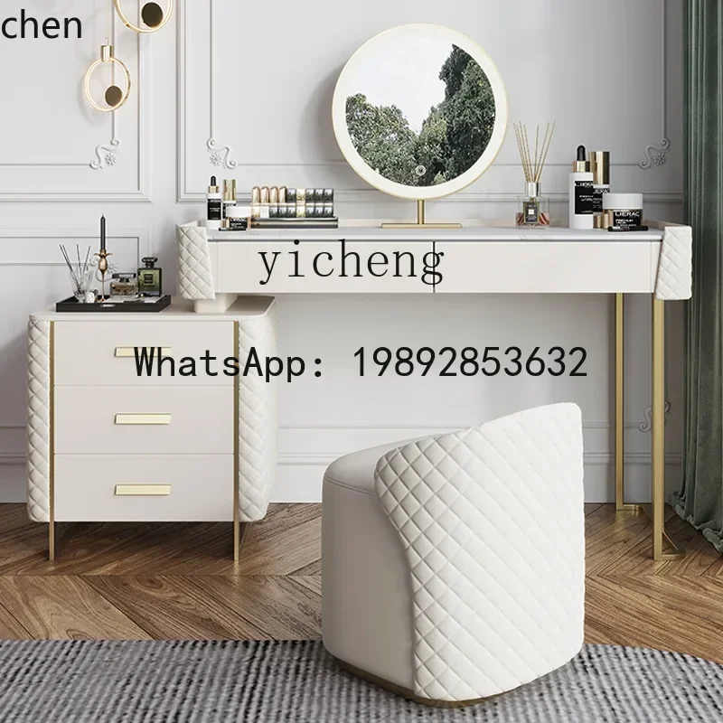 YFY  Plate Dressing Table Modern Minimalist  Small Apartment Solid Wood Varnish Cabinet