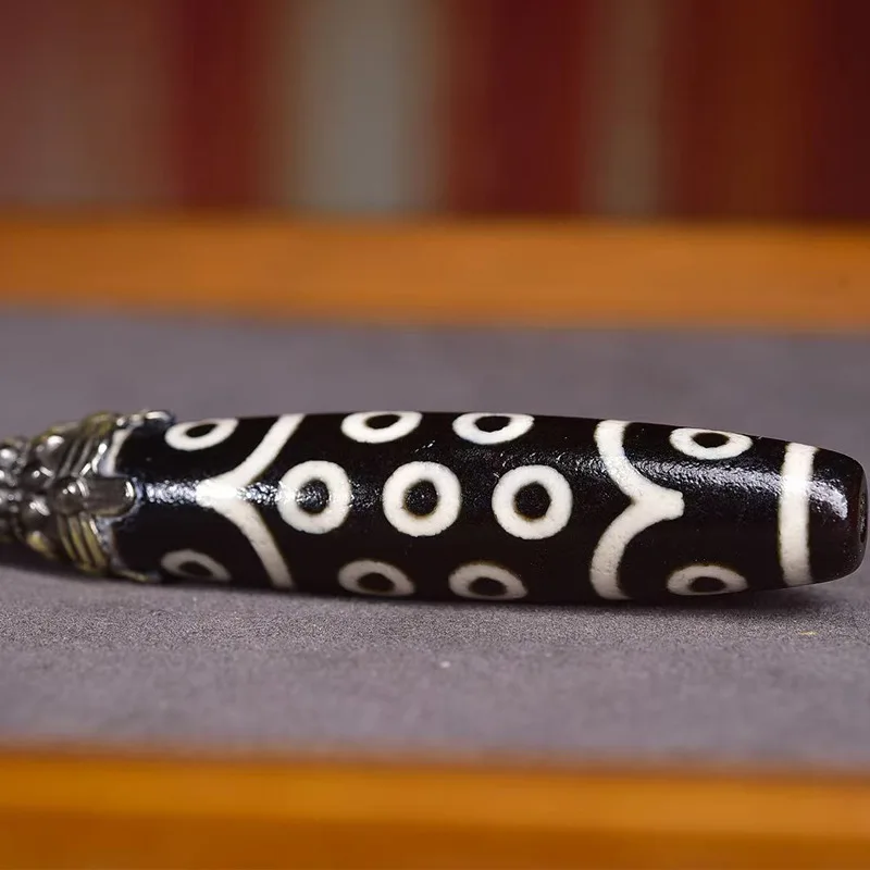 عشرين عيون Dzi قلادة سترة سلسلة قابل للتعديل عين الأغنام الطب خط حبة العقيق التبعي