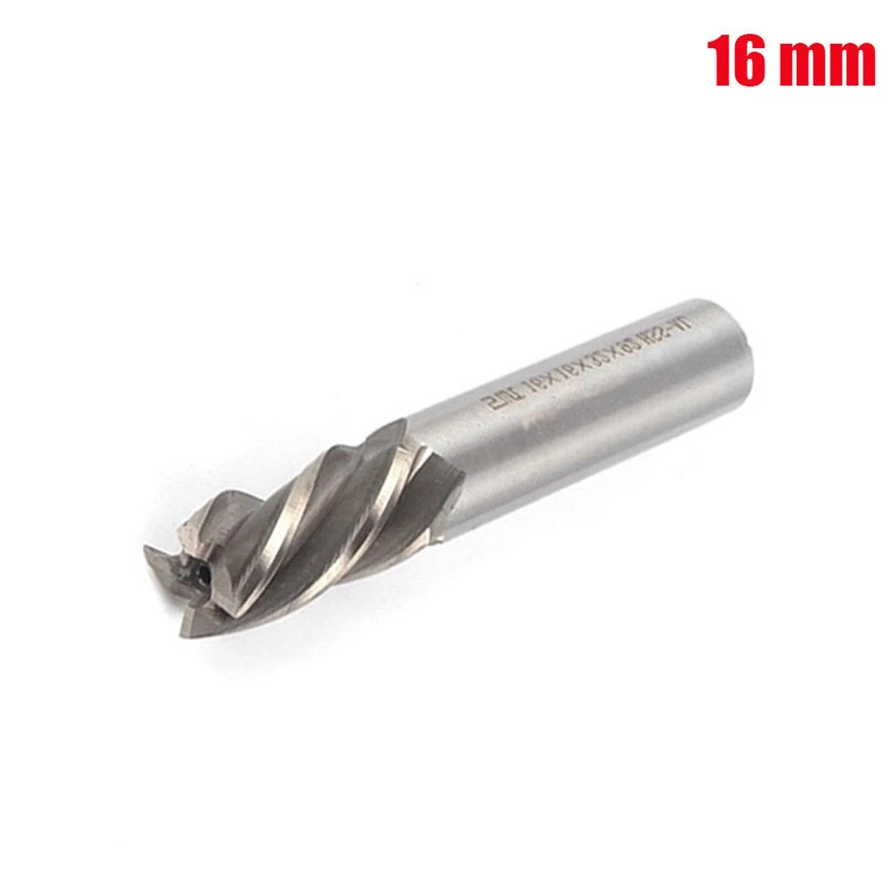 

ABHB-10Pcs Straight Shank End Mill Cutter 4 Flute Hss Drill Bit 4/6/8/10/12Mm For Cnc Milling Tool