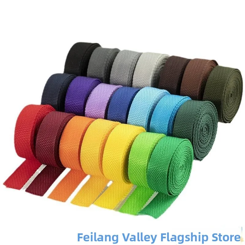 

Нейлоновая тесьма ручной работы для ремней школьных рюкзаков, плоская лента из полипропиленовых бусин, тесьма для плетения, 25 сантиметров