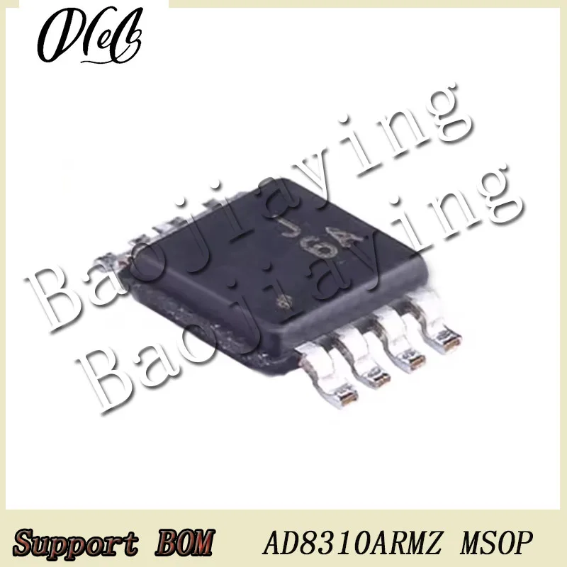 5PCS/Lot AD8310ARMZ-REEL7 AD8310ARMZ MARK J6A MSOP-8 IC Chip For Logarithmic amplifier