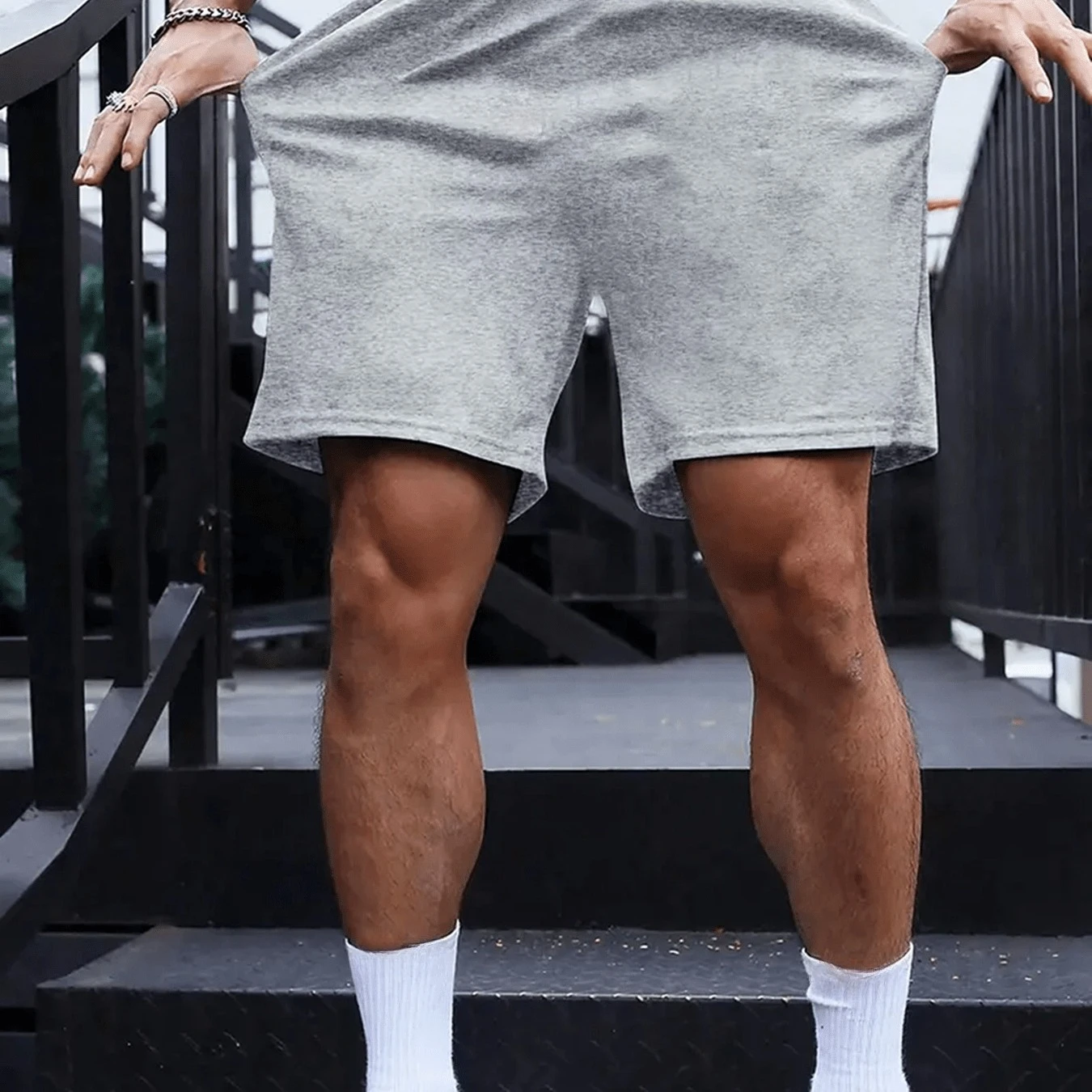 

Men's Outdoor Slow Running Summer New Solid Color Sports Shorts Men's and Women's Casual Sports Shorts