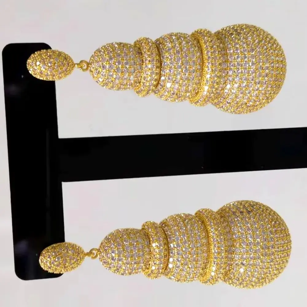 

Kellybola New Trendy Long Pendant Earrings For Women Lady Anniversary Gift Jewelry Wholesale Valentine's Day Jewelry