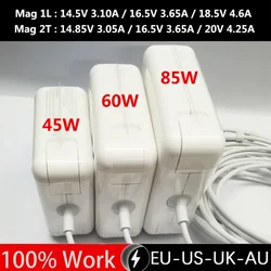 Charger For Mac book Air Pro 45W 60W 85W New A1466 A1278 A1502 A1398 A1286 A1465 Power Adapter Mag* 2 1 Magnetic Power Adapter