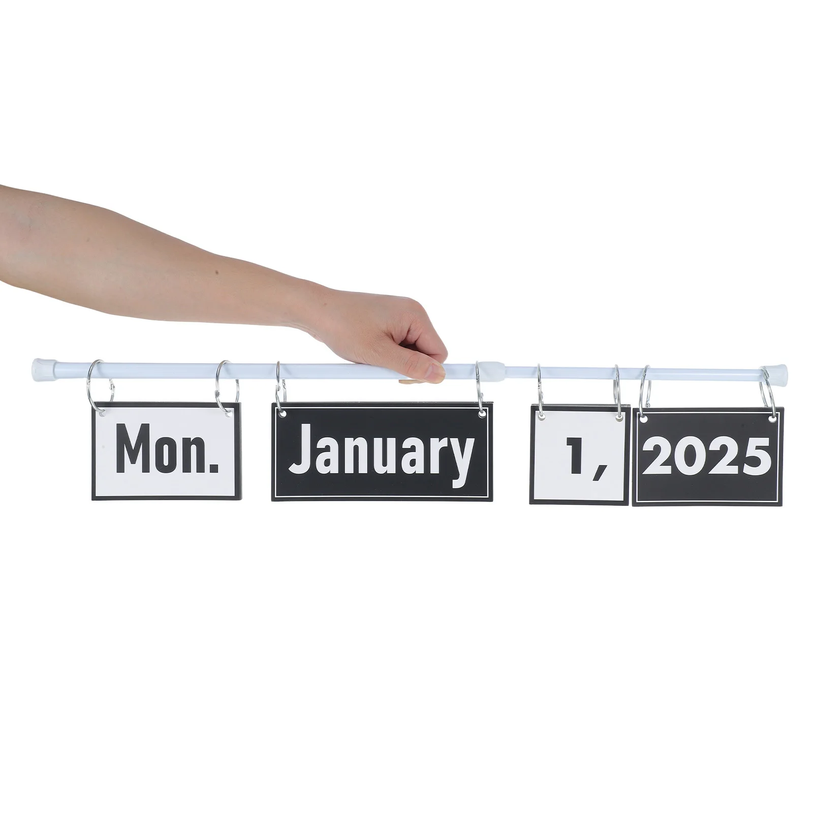 

1 set 1 Set Flip Calendar Cards Classroom Bulletin Board 2025-2029 Easy Install Desk Wall Calendar Set - Teacher Organizer For