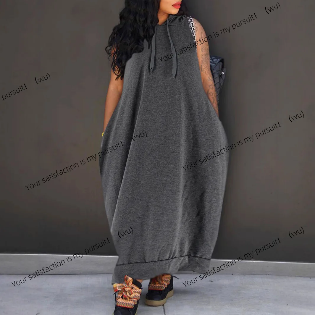 Gaun tanpa lengan bergaya olahraga kasual musim panas ZOCI-HZ61008