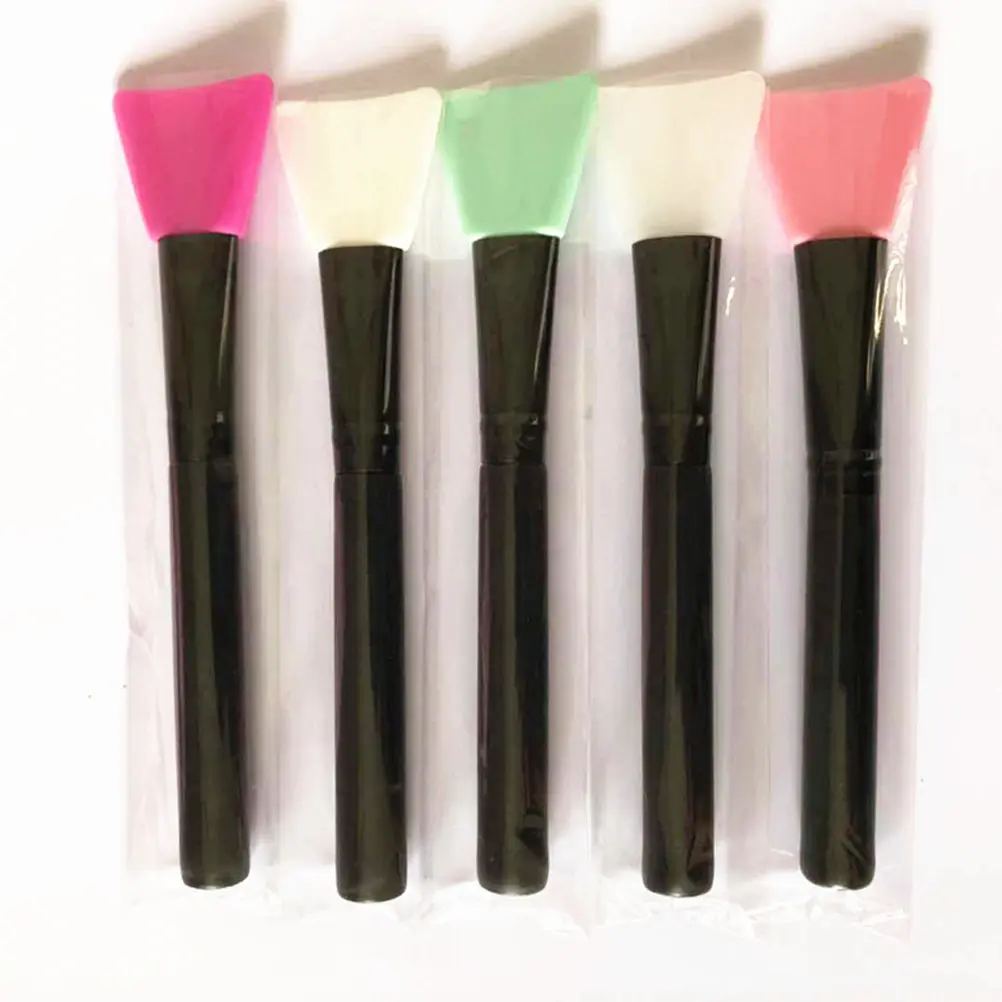 4Pcs Silicone Facemask Brush Flat Head Face Mask Mud Lotion Facial Butter Applicator Tools Professional Quality Easy Clean