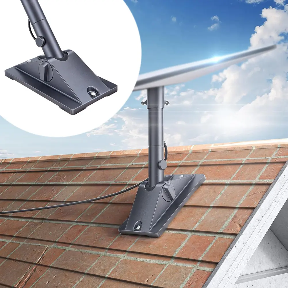 for versatile Angle Adjustable Bracket Bracket Solar Panel Roof Mount Aluminum Alloy Construction Rust Resistant Design