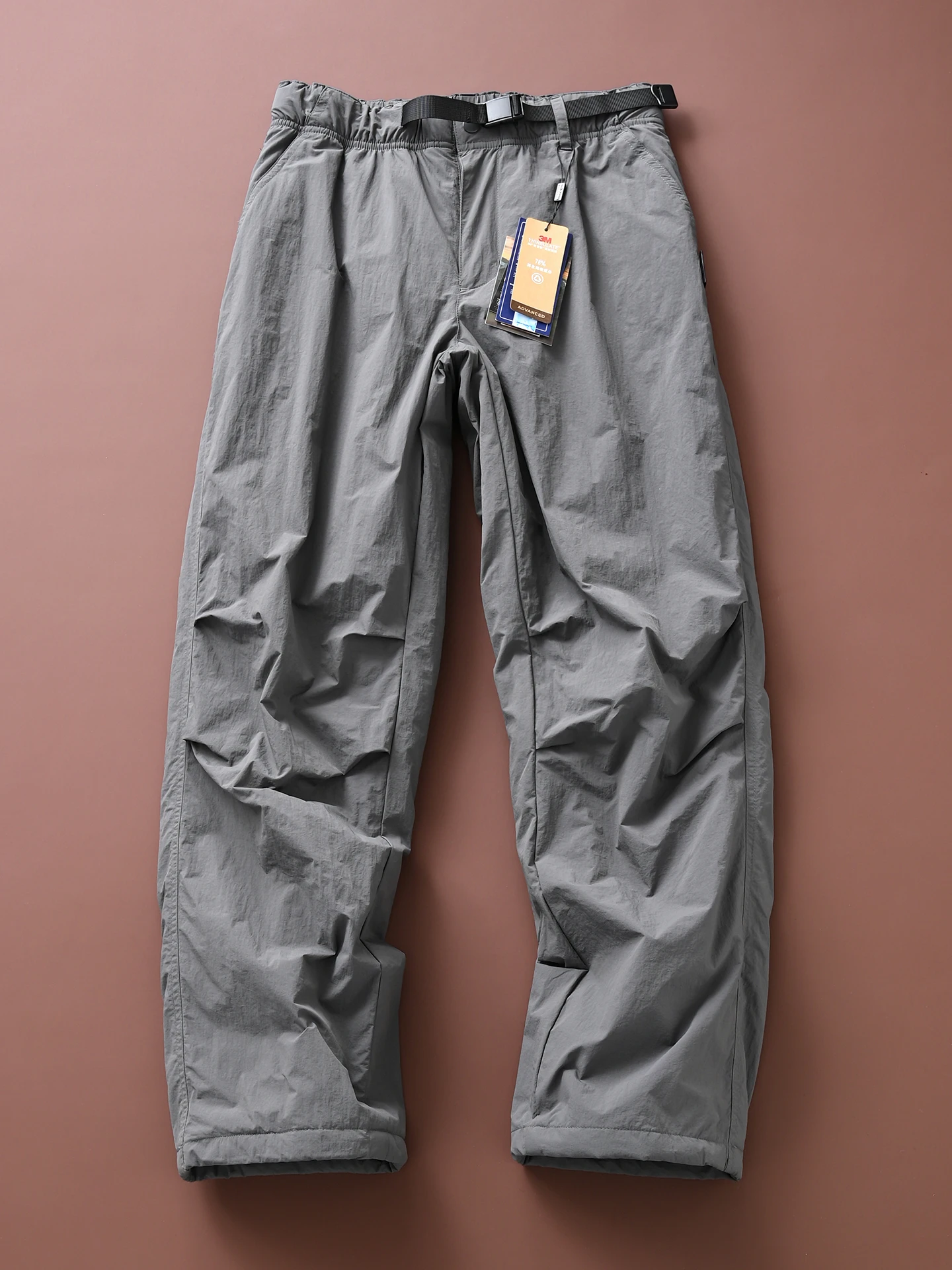 

Tec хлопковые наполнители уличные мужские зимние легкие ветрозащитные прямые повседневные теплые брюки свободного покроя длинные брюки