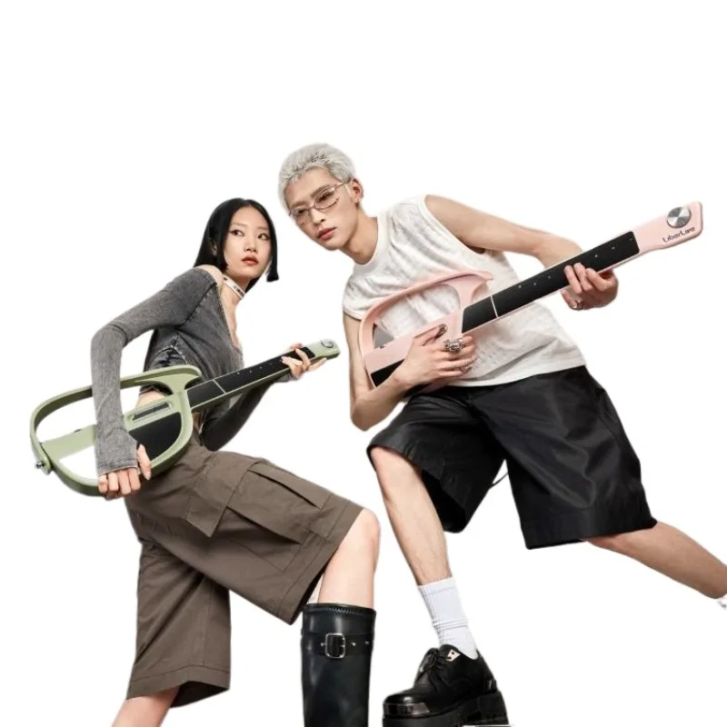 

Stringless guitar, automatic play and sing fusion backing track smart electric guitar