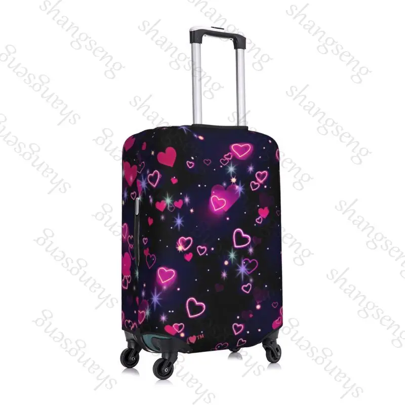 Love Print Thick Elastic Luggage Protective Cover Zipper Suit For 18-32in Bag Suitcase Covers Trolley Cover Travel