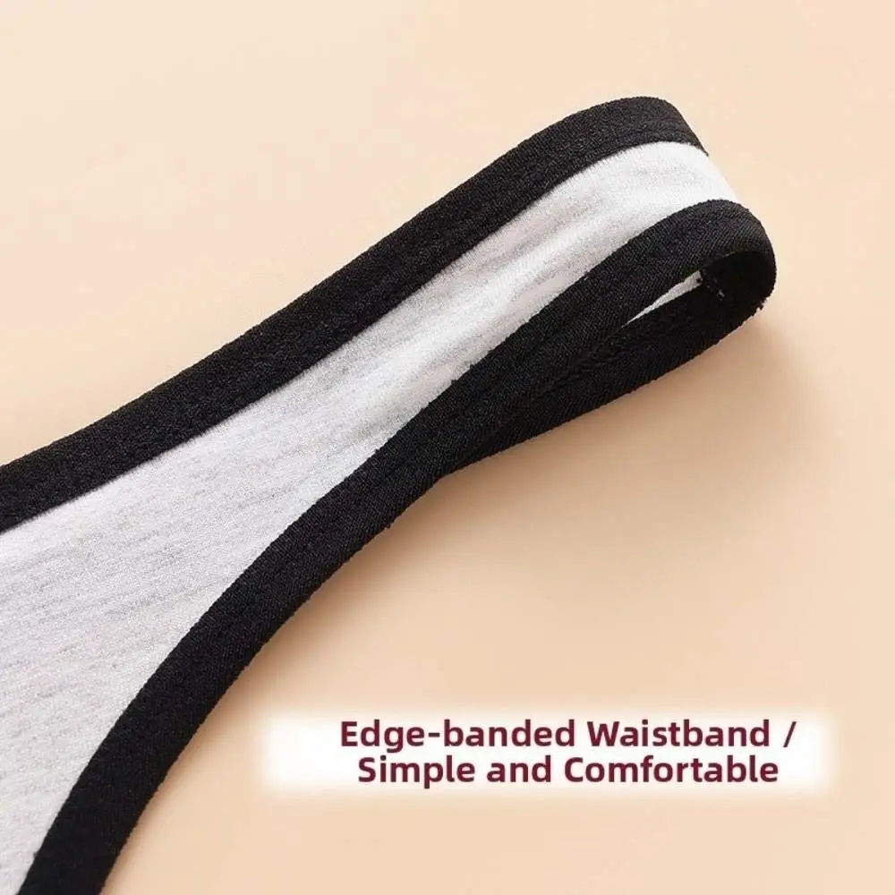 Quick-dry Low Waist Men Thin Thongs Underpants Thin Strap Men's Panties Lingerie T-back Male Briefs Summer