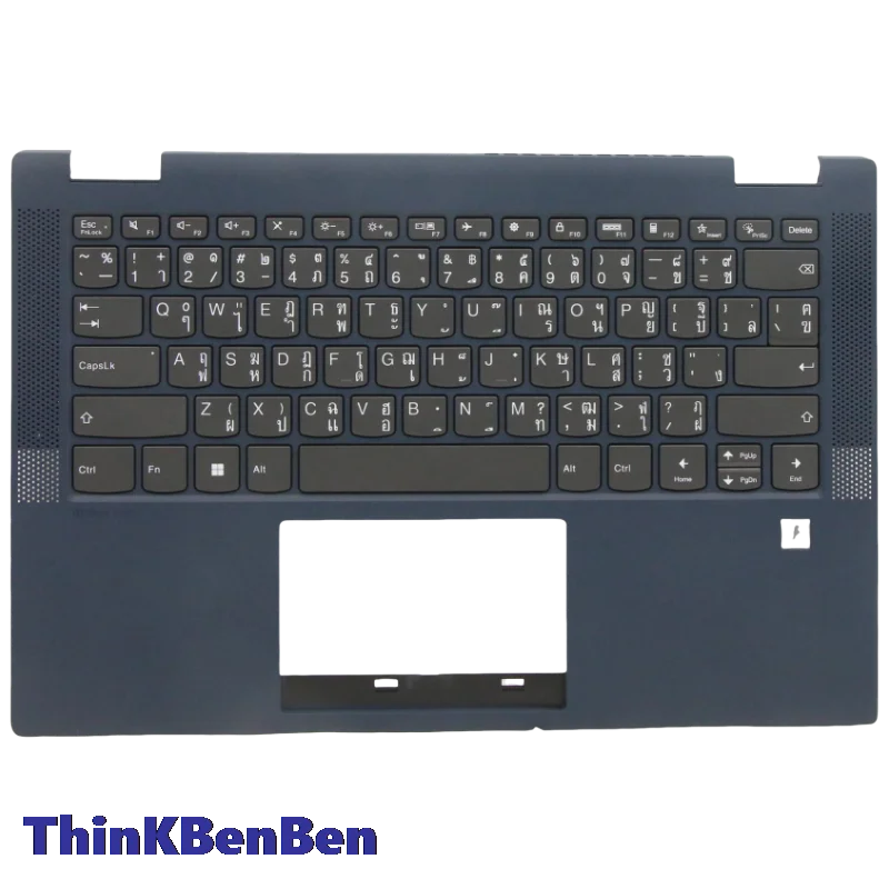 

TH Thai Keyboard Blue Upper Case Palmrest Shell Cover For Lenovo Ideapad Flex 5 14ARE05 14ALC05 14ITL05 14IIL05 5CB1C68156