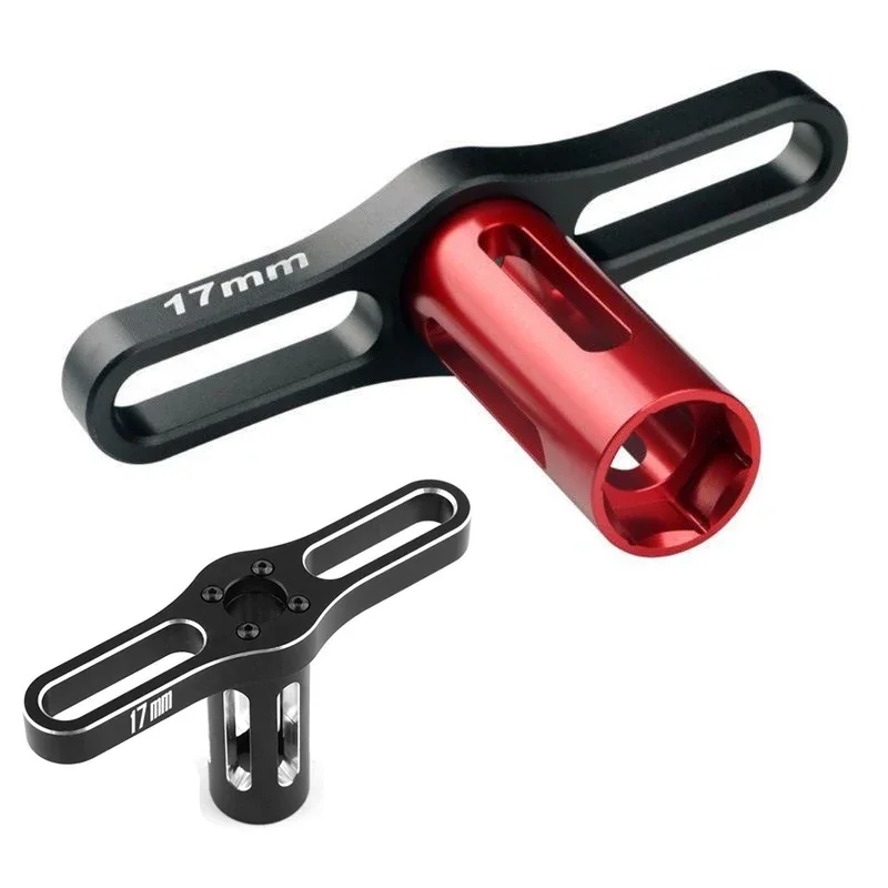 17mm Hex Wrench Tool for RC Car, Aluminum Alloy Wheel Nut Tool for 1/8 1/10 Off-Road Monster Truck Crawler