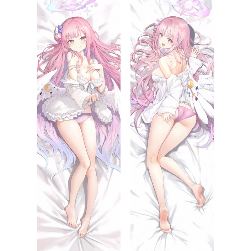 Anime Hugging Pillowcase Blue Archive Tsukatsuki Rio Mikamo Neru Hayase Yuuka Dakimakura Body Pillow Cover 2 Way Tricot 160x50cm