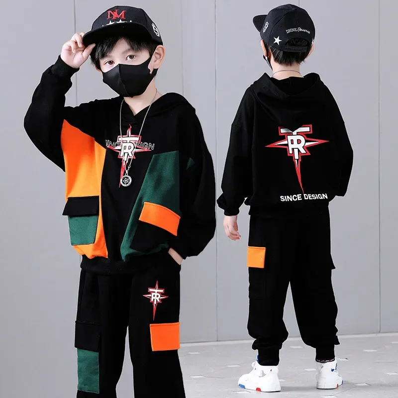 

Boys Clothing Sets Spring Autumn Hoodies & Pants 2 PCS Tracksuit for Kids Casual Baby Clothes School Children's Sportwear