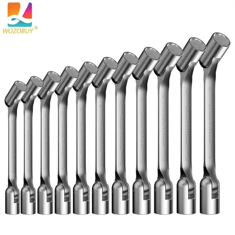 WOZOBUY 미터법 양방향 로터리 Torx 소켓 헤드 조합 스패너 렌치 자동차 자동차 수리 도구