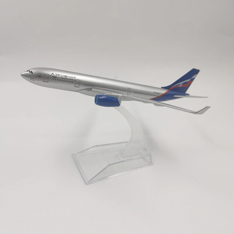 JASON TUTU 1/400 Scale Diecast Metal Aeroflot Airbus A330 B747 S7 Aircraft Model 16CM Miniature Authentic Collectible Gift